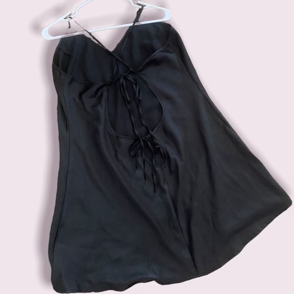 Sexy 2-Pc Robe + Slip (Nightie / Negligee) Set. Black Women's Plus Size 3X NWT - Picture 2 of 7